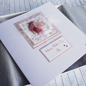 Boxed Mother's Day Card "Twisted Ribbons" - large