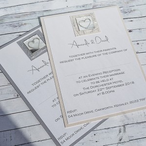 Liath Handmade Flat Wedding Invitations