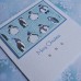 Handmade Christmas Card "Cute Penguins"