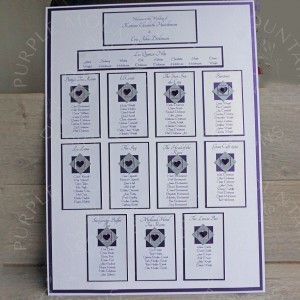 Assynt Wedding Table Plan