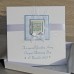 Blue Elephant Luxury Boxed Christening Card 