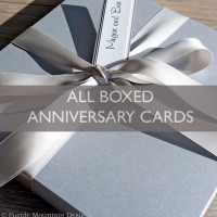 Luxury Boxed Wedding Anniversary Cards