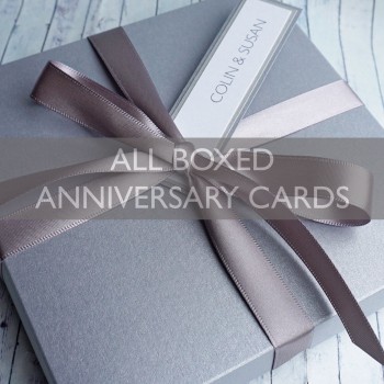 Luxury Boxed Wedding Anniversary Cards