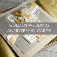Gold Wedding Anniversary Cards