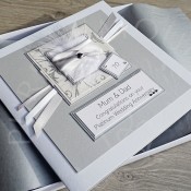 Platinum 70th wedding anniversary card