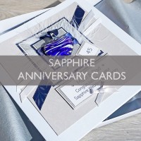 Sapphire Wedding Anniversary Cards