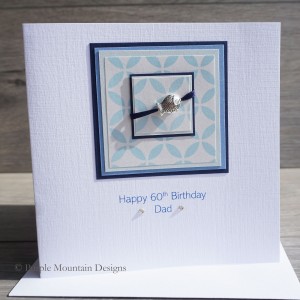 Silver Fish Birthday Card