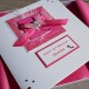 Pink Ribbons Birthday Card - Large