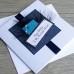 Blue Fizz Boxed Birthday Card