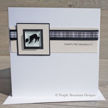 Border Collie Retirement Card