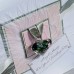 Pink Sage Boxed Wedding Card