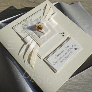 Wedding Day Card "Purity"