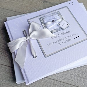 Diamond Wedding Anniversary Guest Book