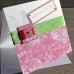 Mother's Day Card "Lime & Pink Flowers"