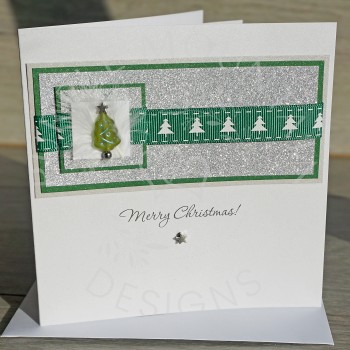 Luxury Christmas Card "Green Tree" Luxury Christmas Card "Green Tree"