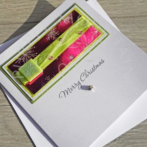 Luxury Christmas Card "Lime Sparkle"