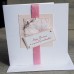 Luxury Boxed Christmas Card "Pink Crystals"