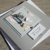 Luxury Boxed Christmas Card "Silver Snowman"