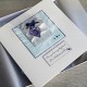 Blue Glass Heart Valentine's Day Card